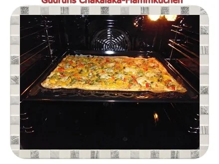 Rezept: Flammkuchen: Chakalaka-Flammkuchen Bild Nr. 9 Flammkuchen: Chakalaka-Flammkuchen - Rezept - Bild Nr. 9