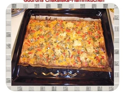 Rezept: Flammkuchen: Chakalaka-Flammkuchen Bild Nr. 10 Flammkuchen: Chakalaka-Flammkuchen - Rezept - Bild Nr. 10