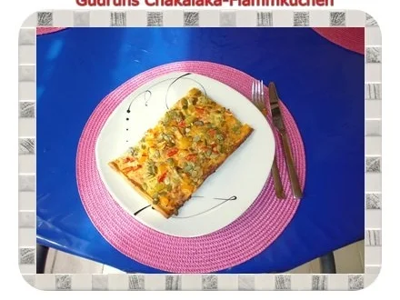 Rezept: Flammkuchen: Chakalaka-Flammkuchen Bild Nr. 11 Flammkuchen: Chakalaka-Flammkuchen - Rezept - Bild Nr. 11