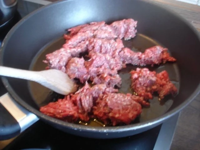 Chilli con carne à la Papa mit Kartoffelpilzen - Rezept - Bild Nr. 7