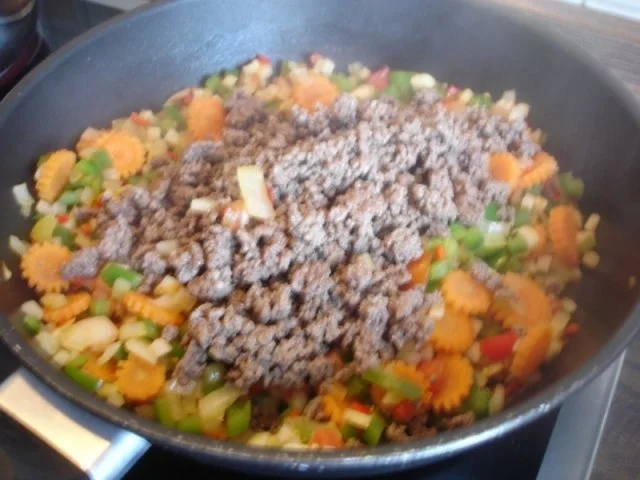 Chilli con carne à la Papa mit Kartoffelpilzen - Rezept - Bild Nr. 10