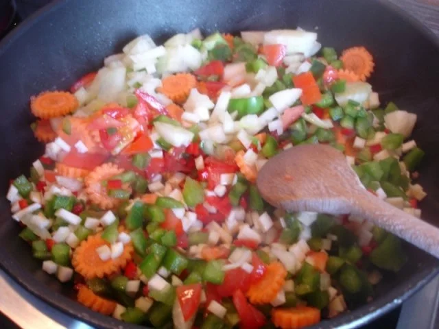 Chilli con carne à la Papa mit Kartoffelpilzen - Rezept - Bild Nr. 9