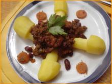 Chilli con carne à la Papa mit Kartoffelpilzen - Rezept