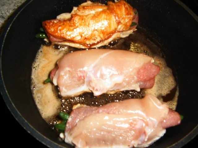 Rezept: Hähnchen-Rouladen Bild Nr. 8 Hähnchen-Rouladen - Rezept - Bild Nr. 8