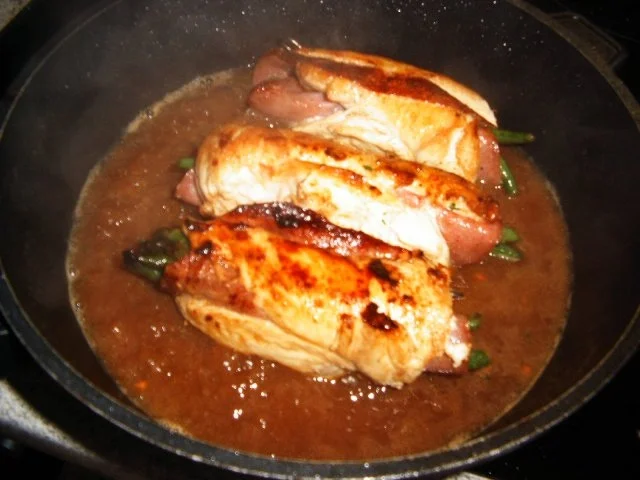 Rezept: Hähnchen-Rouladen Bild Nr. 9 Hähnchen-Rouladen - Rezept - Bild Nr. 9