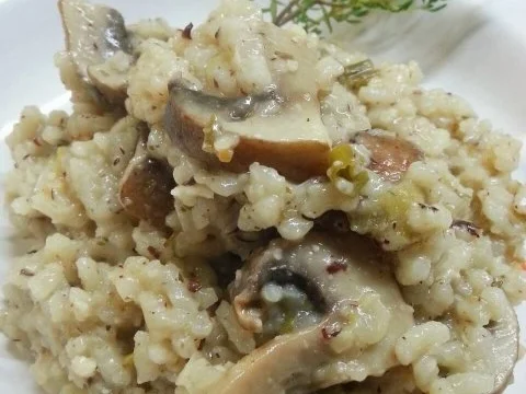 Champignon-Haselnuss-Risotto - Rezept