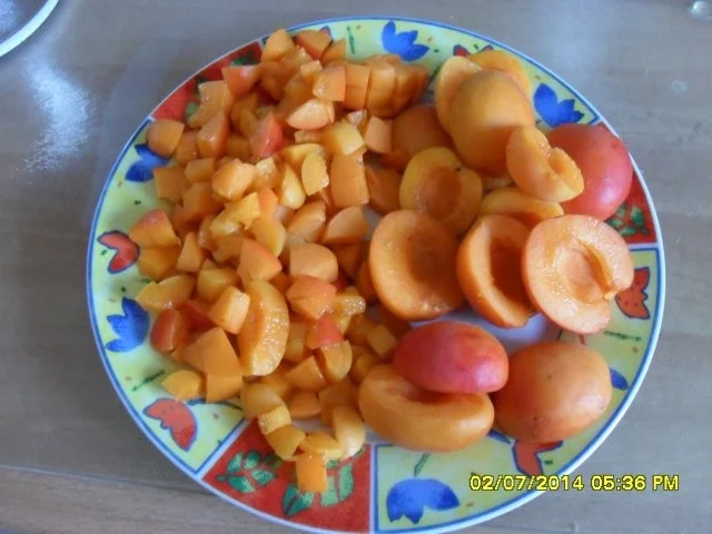 Tellerpfirsich-Aprikosen-Konfitüre - Rezept - Bild Nr. 3