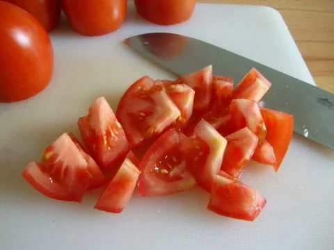 Rezept: Tomatensüppchen mit Pastaeinlage Bild Nr. 7 Tomatensüppchen mit Pastaeinlage - Rezept - Bild Nr. 7