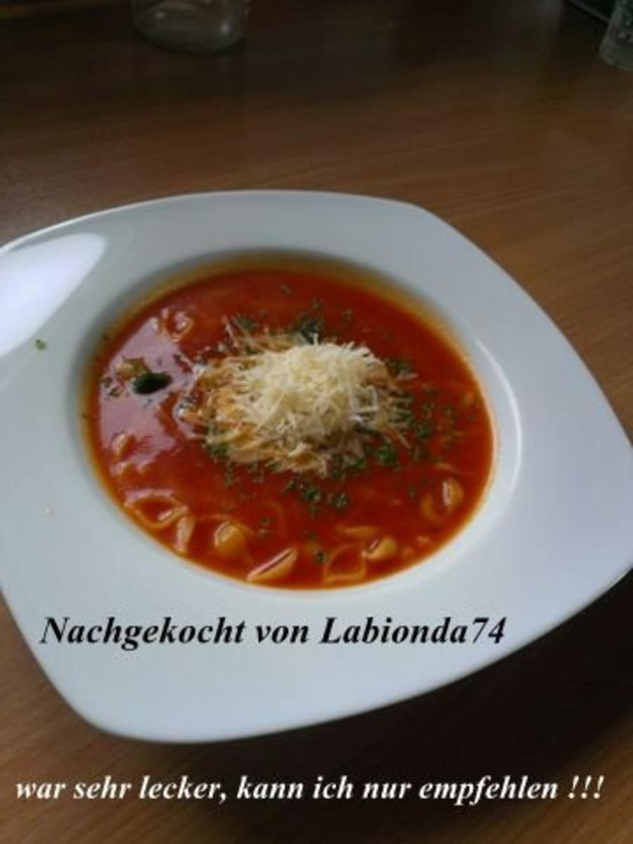 Tomatensüppchen mit Pastaeinlage - Rezept - Bild Nr. 3