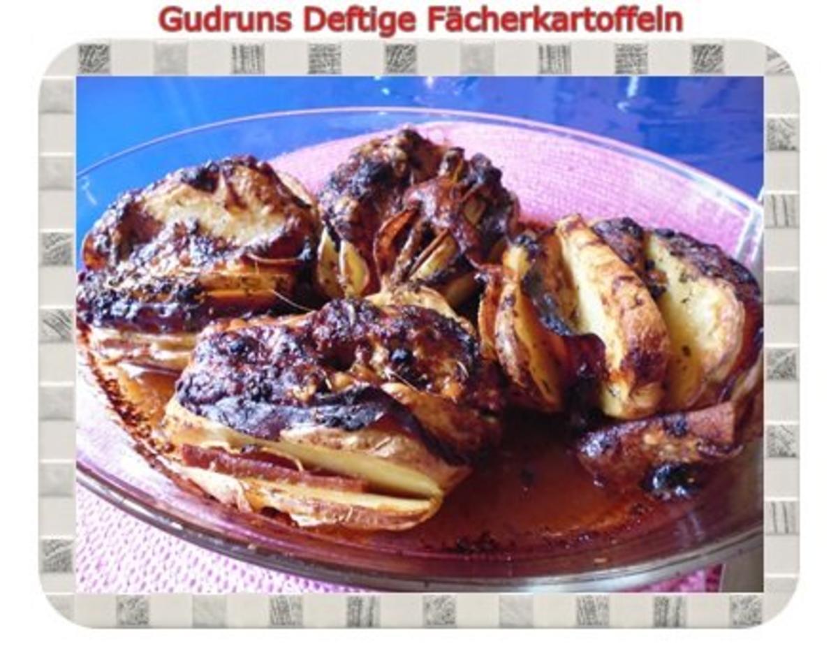 Bilder für Kartoffeln: Deftige Fächerkartoffeln - Rezept