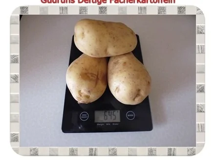 Rezept: Kartoffeln: Deftige Fächerkartoffeln Bild Nr. 2 Kartoffeln: Deftige Fächerkartoffeln - Rezept - Bild Nr. 2