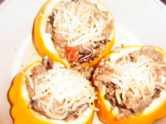 Rezept: Gefüllte Zucchini- Ufo´s Bild Nr. 9 Gefüllte Zucchini- Ufo´s - Rezept - Bild Nr. 9