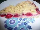 Kirschkuchen auf Hefeteig mit Crumble ! - Rezept