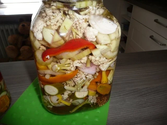 Einmachzeit hat begonnen. Gurken & Gemüse süß - sauer. - Rezept - Bild Nr. 2