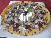 Rezept: Schokoladen - Kirsch - Eierkuchen ... Schokoladen - Kirsch - Eierkuchen ... - Rezept