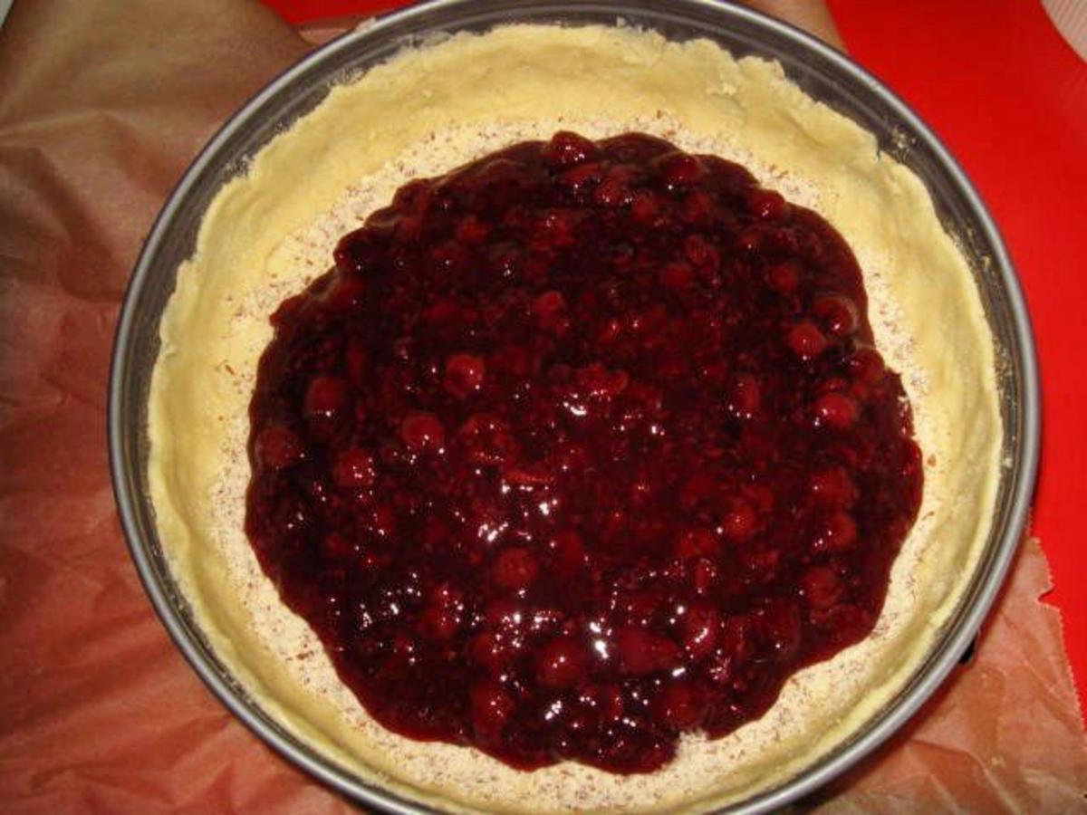 Mascarpone Torte mit roter Grütze - einfach - von manschie
