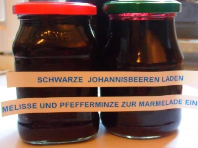 Rezept: Marmelade in schwarz Marmelade in schwarz - Rezept
