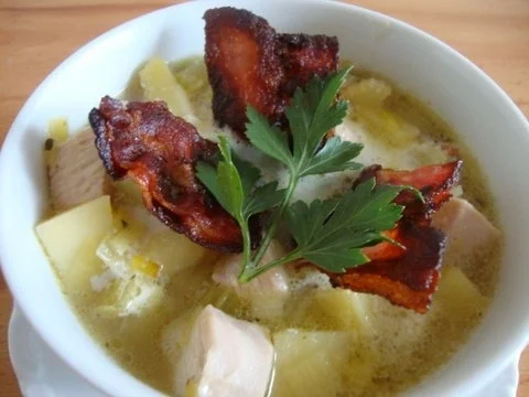 Kartoffeltopf mit Hühnchen & Bacon - Rezept