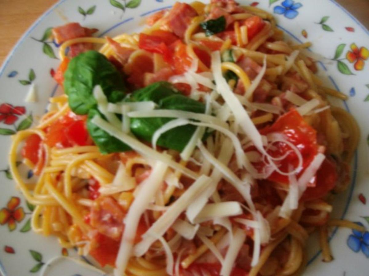 Spaghettipfanne unser Halbzeitabendessen - Rezept mit Bild - kochbar.de