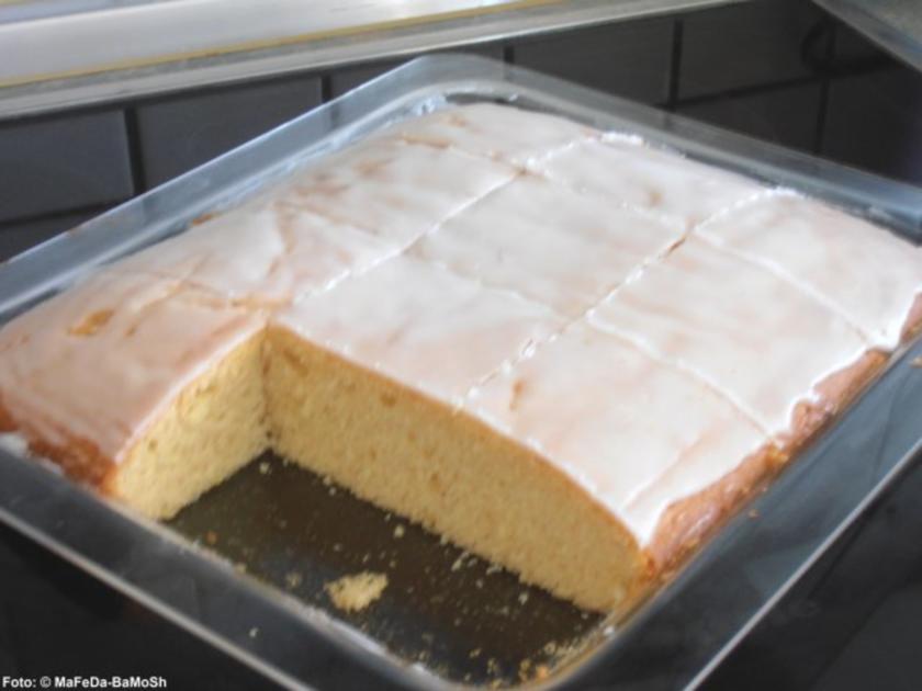 Zitronenkuchen Vom Blech - Rezept Mit Bild - Kochbar.de