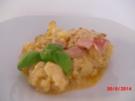Blumenkohlauflauf mit Schinken in Eier-Pesto-Sauce - Rezept