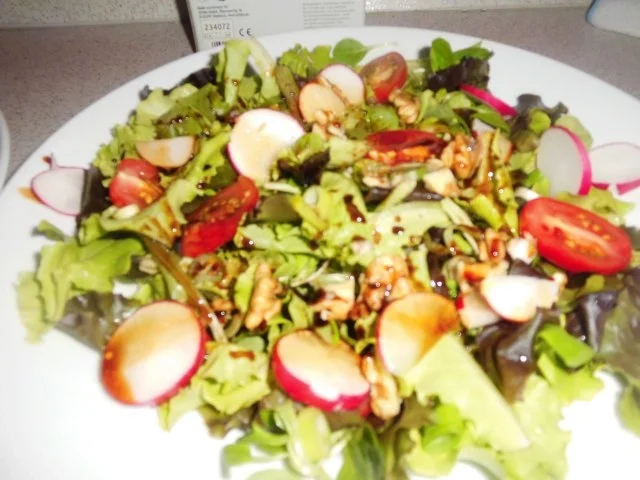 Rezept: Ziegenkäse Honig Toast mit Salat Garniert Bild Nr. 5 Ziegenkäse Honig Toast mit Salat Garniert - Rezept - Bild Nr. 5