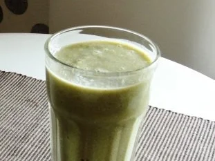 Melone-Banane-Basilikum Smoothy - Rezept - Bild Nr. 2