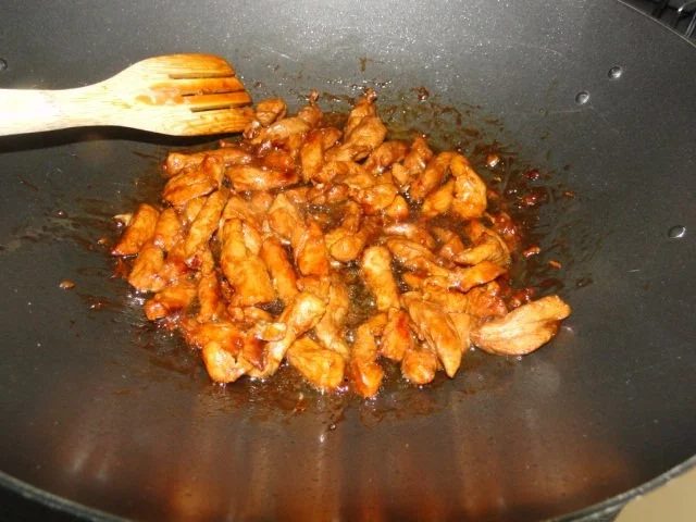 Thailändischen Woken mit Gemüse und Fleisch - Rezept - Bild Nr. 11