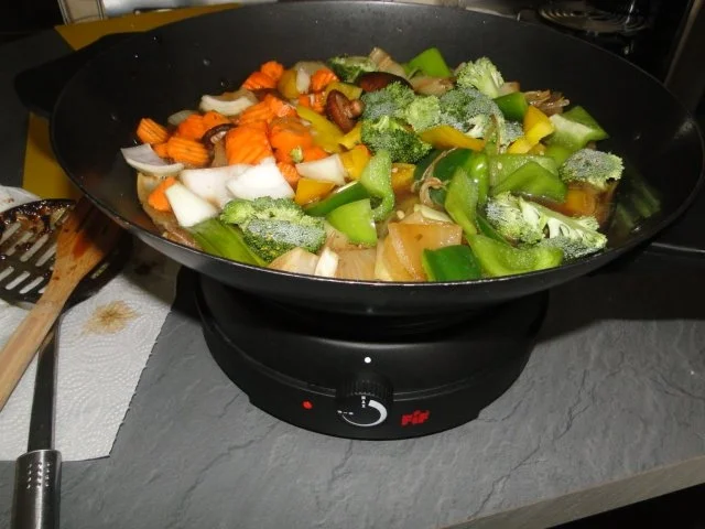 Thailändischen Woken mit Gemüse und Fleisch - Rezept - Bild Nr. 13