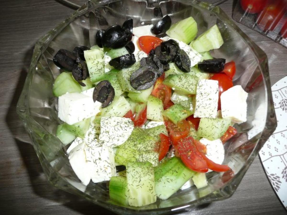 Salat Griechische Art - Rezept