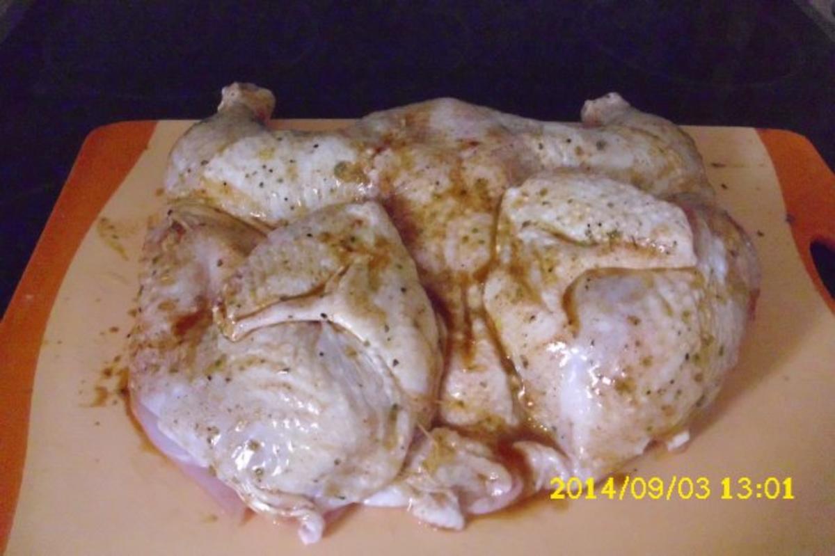 Hähnchen gebacken - Rezept - Bild Nr. 4
