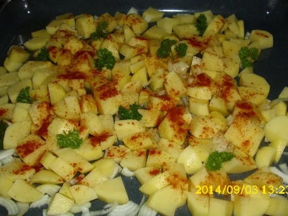 Hähnchen gebacken - Rezept - Bild Nr. 7