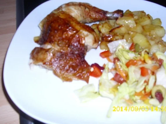 Hähnchen gebacken - Rezept - Bild Nr. 10