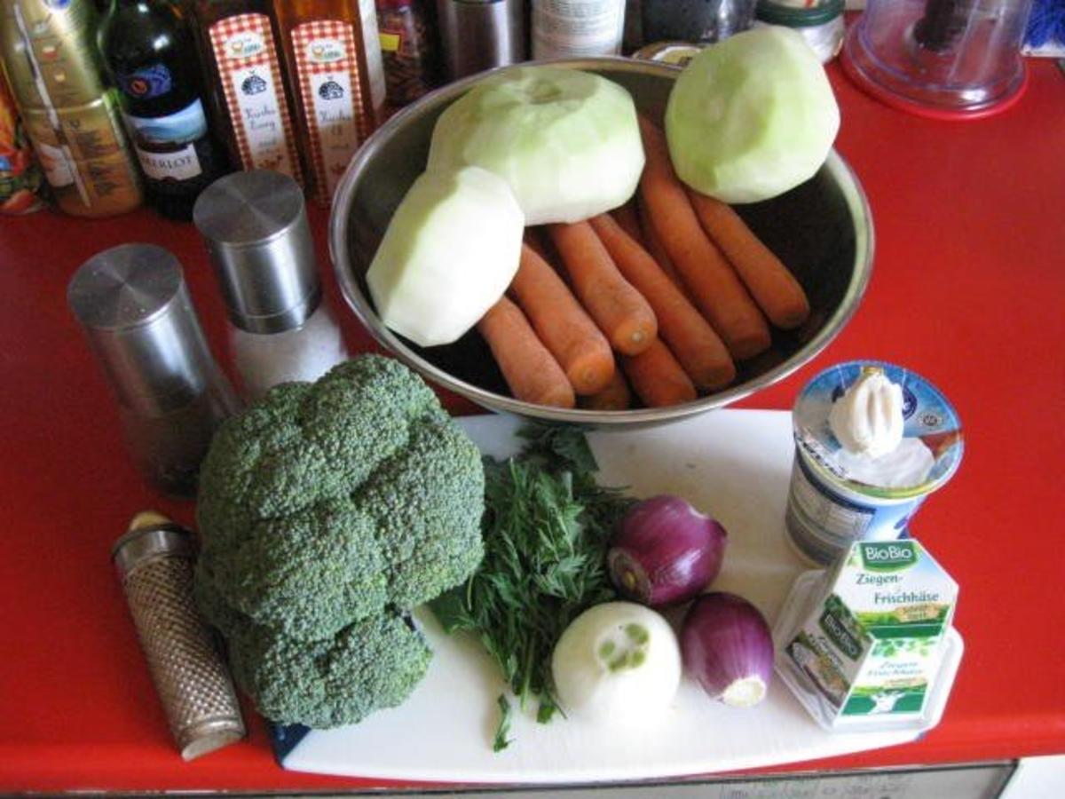 Gemüseauflauf mit Ziegenfrischkäse - Rezept - Bild Nr. 2