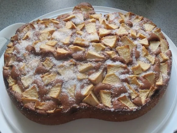 Backen: Zweifarbiger Apfelkuchen - Rezept