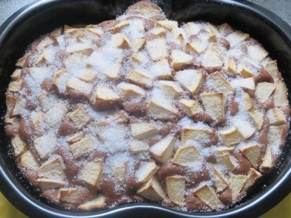 Backen: Zweifarbiger Apfelkuchen - Rezept - Bild Nr. 6