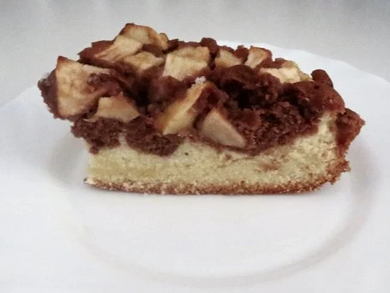 Backen: Zweifarbiger Apfelkuchen - Rezept - Bild Nr. 2