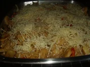 Bratwurst-Kartoffel-Sauerkraut Auflauf - Rezept