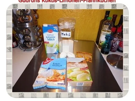 Rezept: Kuchen: Kokos-Limonenpfannkuchen Bild Nr. 2 Kuchen: Kokos-Limonenpfannkuchen - Rezept - Bild Nr. 2