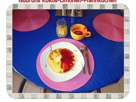 Rezept: Kuchen: Kokos-Limonenpfannkuchen Bild Nr. 12 Kuchen: Kokos-Limonenpfannkuchen - Rezept - Bild Nr. 12