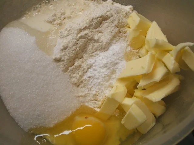 Rezept: Backen: Heidelbeerkuchen mit Marzipanguss Bild Nr. 3 Backen: Heidelbeerkuchen mit Marzipanguss - Rezept - Bild Nr. 3