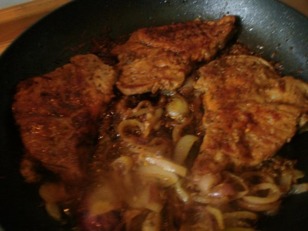 Bilder für Bierkutschersteak mit zum einlegen und Schwein Steaks frisch - Rezept