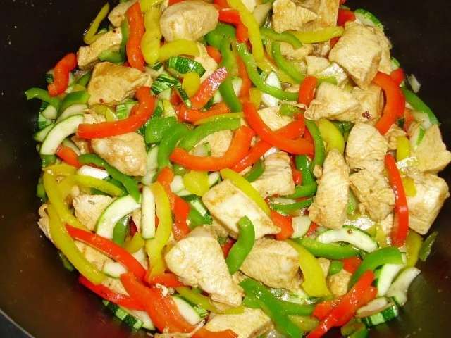 Rezept: Hähnchenpfanne 1887 Bild Nr. 5 Hähnchenpfanne 1887 - Rezept - Bild Nr. 5