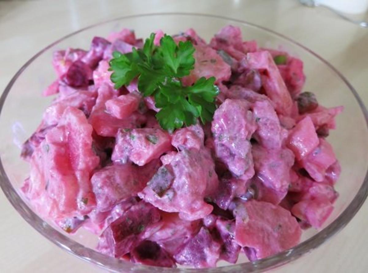 Bilder für Roter Matjes-Kartoffelsalat - Rezept