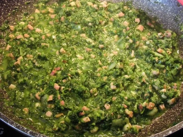 Platte Spaghetti mit Spinat - Rezept - Bild Nr. 3