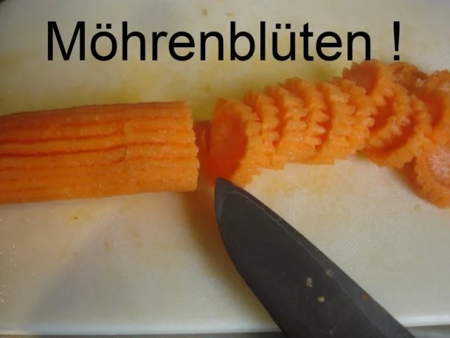 Bandnudeln mit Möhrenblüten-Gemüse-Thunfisch-Sauce - Rezept - Bild Nr. 5