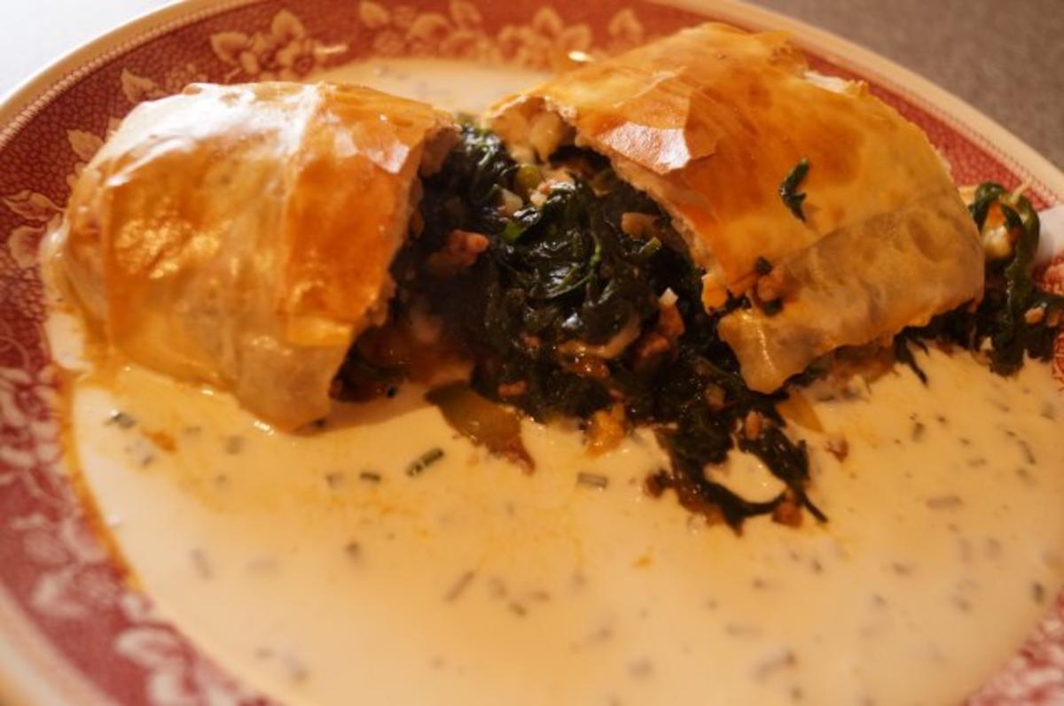 Spinat-Garnelen Strudel - Rezept - Bild Nr. 3