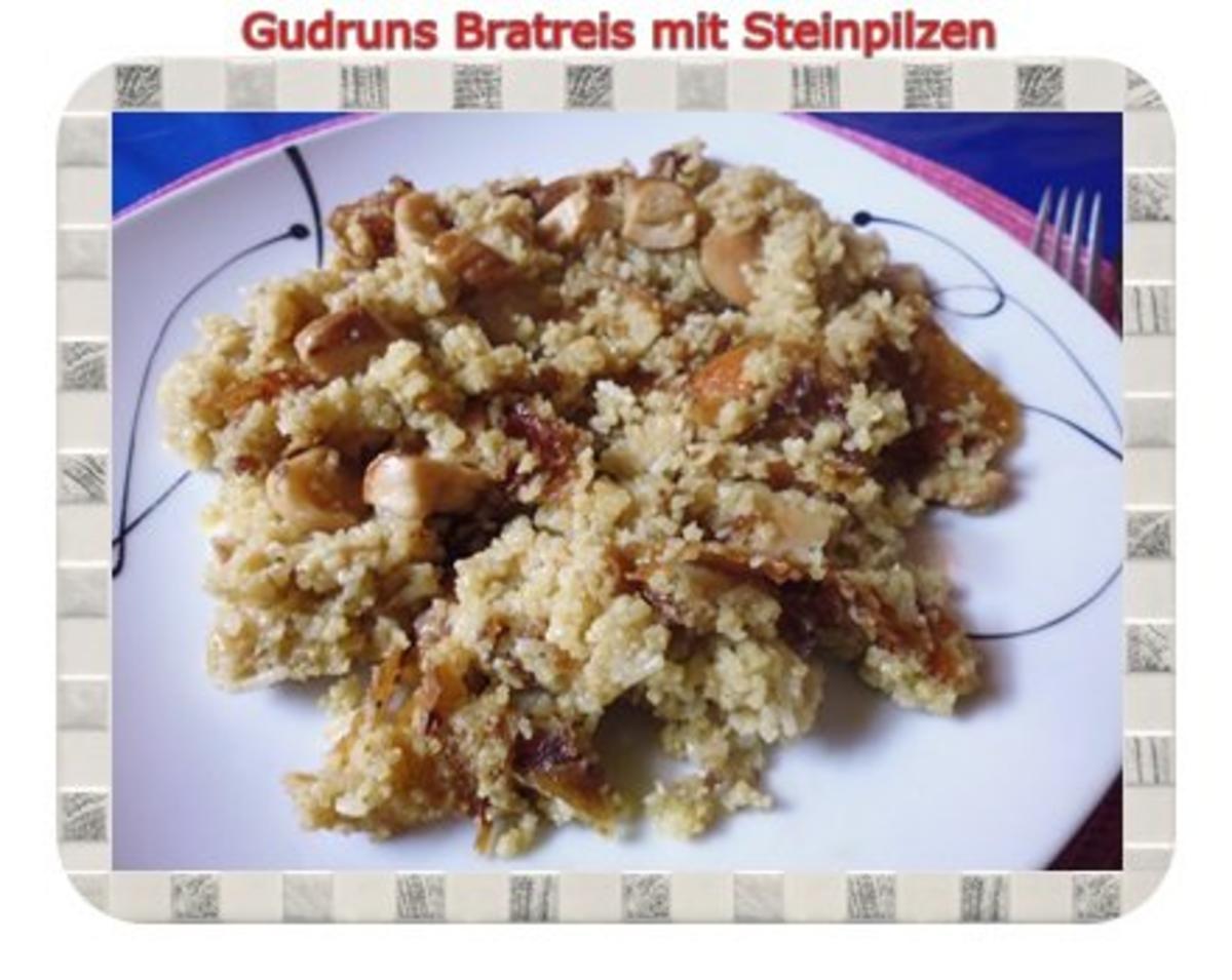 Vegetarisch: Bratreis mit Steinpilzen - Rezept