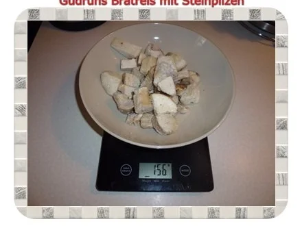 Vegetarisch: Bratreis mit Steinpilzen - Rezept - Bild Nr. 3