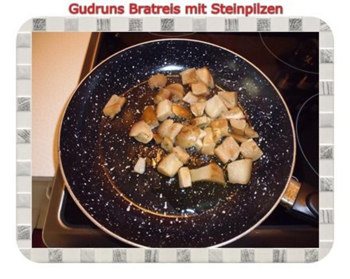 Vegetarisch: Bratreis mit Steinpilzen - Rezept - Bild Nr. 4